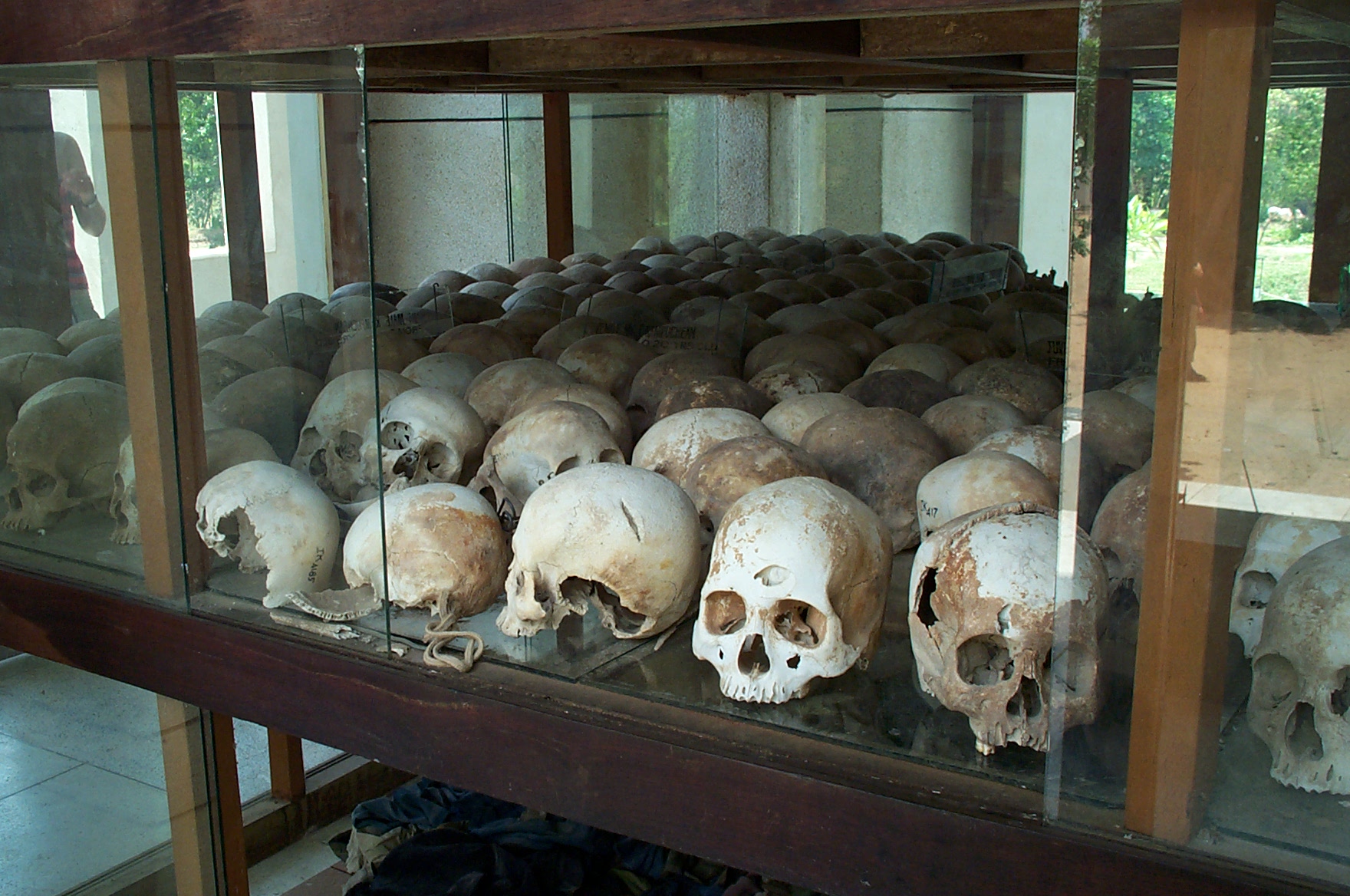 Skulls from the killing fields